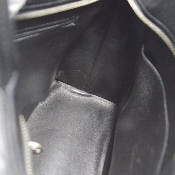 Chanel Medallion Quilted Hand Tote Bag Purse Black Caviar Skin - Picture 5 of 16